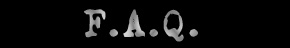 FAQ